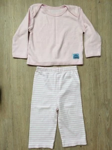 Newborn 2pc Stripe Pj Set 6-12months - Picture 1 of 6