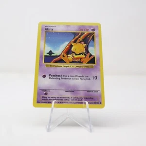 NM/LP - Shadowless Base Set Abra 43/102 WOTC Vintage Pokemon TCG - Bild 1 von 2