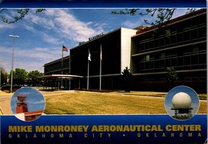 Postcard OK Oklahoma City Mike Monroney Aeronautical Aviation - Picture 1 of 3
