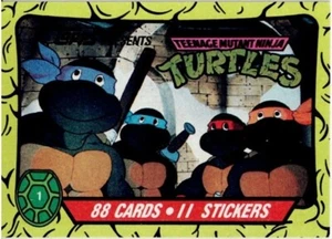 Tarjeta coleccionable Teenage Mutant Ninja Turtles #1 The Epic Begins 1989 nueva como nueva - Imagen 1 de 2