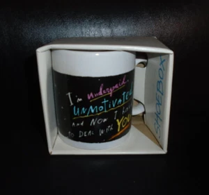 NIB HALLMARK SHOEBOX GREETINGS "I'M UNDERPAID" CERAMIC MUG - Bild 1 von 1