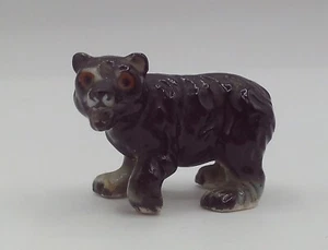 Hagen Renaker Style Miniature Porcelain Black Bear Figurine - Picture 1 of 7