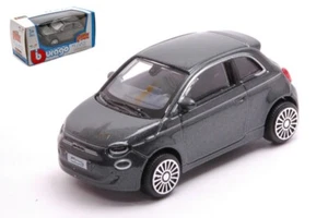 MODELLINO AUTO STATICO DIECAST BURAGO FIAT 500E ELETTRICA 2021 GRIGIO SCALA 1:43 - Foto 1 di 2