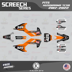 Kit de gráficos para Husqvarna TC50 (2017-2023) TC 50 Screech - NARANJA - Imagen 1 de 6