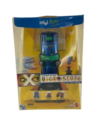 Microscopio para computadora Intel Play QX3+ NUEVO EN CAJA Foto 1 de 4