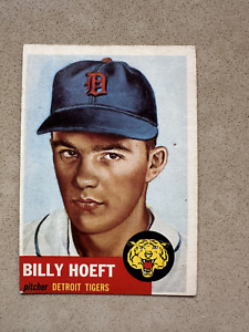 1953 Topps Billy Hoeft #165 - Detroit Tigers