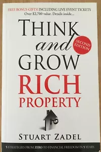 🇦🇺Think and Grow Rich Property By Stuart Zadel, New Book⚡FREE Post - Bild 1 von 3