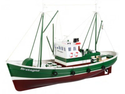 Naviscales Bretagne Fischer Boot incl. Esc, Motor, Servo GFK Premium- Modell RTR - Bild 1 von 3