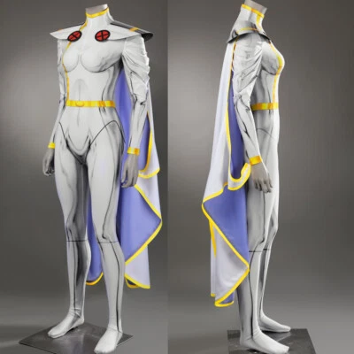 X-Men 97 Tormenta Ororo Munroe Juegos con disfraces Mono Mujeres Body Disfraz Halloween Foto 1 de 4