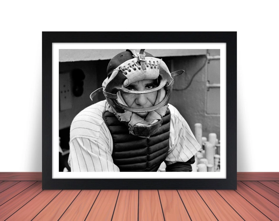 Framed YOGI BERRA Photo Picture NEW YORK YANKEES Baseball 8x10 or 11x14 (WB2) - Image 1 of 4