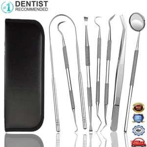 Dental Teeth Whitening Kit Dentist Tooth Plaque Calculus Tartar Remover Tools - Picture 1 of 5