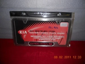 NUEVO MARCO DE PLACA NEGRO KIA SPECTRA OEM UC040AY105BK - Imagen 1 de 1