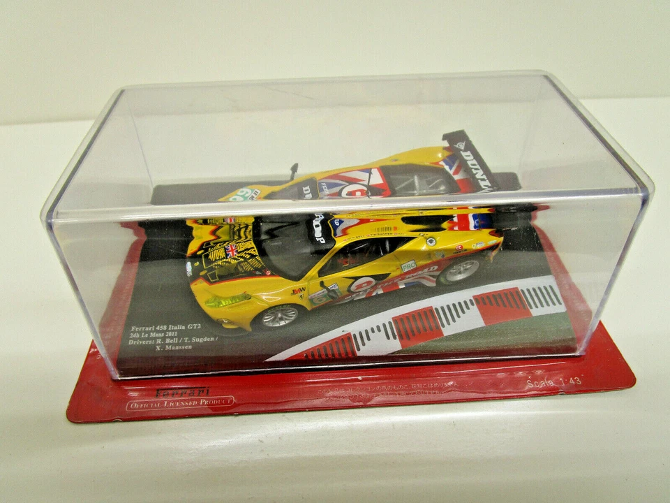 FERRARI 458 ITALIA GT2 24H LE MANS 2011 BELL SUGDEN  RACING 1/43 SIGILLATO-C33 - Immagine 1 di 1