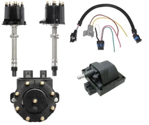 New V8 Penta Distributor with new Cap Rotor arm and ignition coil with Pigtails - Picture 1 of 1