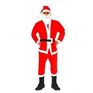 5pcs Costume de Père Noël Déguisement Papa Noel Santa Klaus XL - Photo 1/3