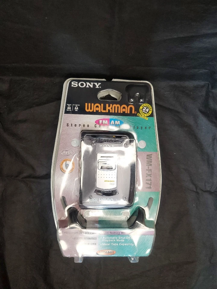 Vintage Sony Walkman Am/fm Portable Radio Cassette Player Wm-fx171
