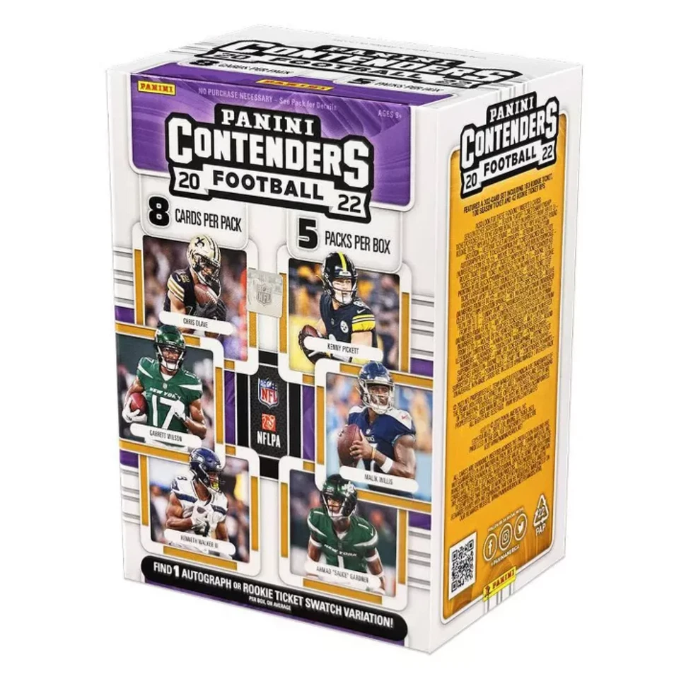 2022 Panini Contenders NFL Football Factory Sealed Blaster Box - Image 1 of 1