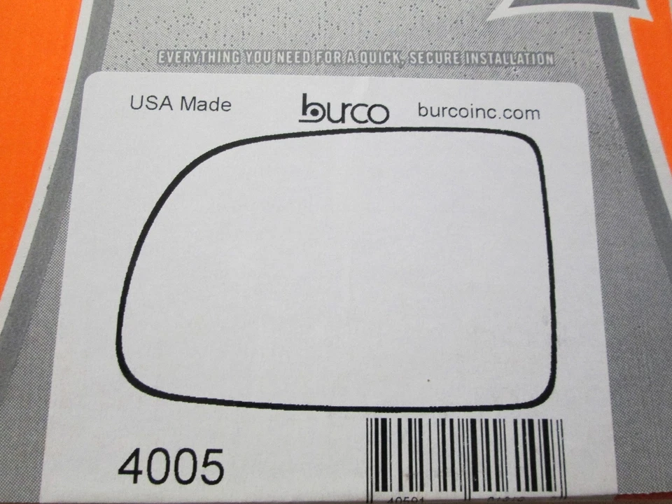 2004-2007 FORD FREESTAR FITS LEFT DRIVER SIDE BURCO MIRROR GLASS # 4005 - Image 1 of 1
