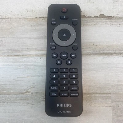 Philips Genuine SF223 2422549 01929 DVD Player Remote Control DVP3962 OEM - Image 1 of 4