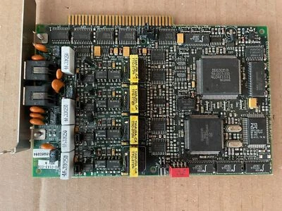 VINTAGE DIALOGIC D/41DHS 83-0163-004 REV 4-PORT ISA VOICE BOARD 04-1548-001 G3-1 - Image 1 of 4