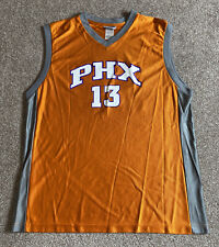 Phoenix Suns Steve Nash 13 Sewn NBA Jersey Stitched Orange Mens XL
