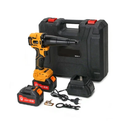 Automatic Brushless Cordless Electric Rivet Gun with 2 Battery Rivet Gun Kit - Image 1 of 4