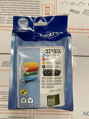 BROTHER ORIGINALI KIT 4 INK JET LC3219 XL  MFCJ5830DW   MFCJ6730DW   MFCJ6935DW  - Immagine 1 di 4