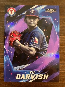 Yu Darvish 2017 Topps Fire púrpura número de serie paralelo/99 - Imagen 1 de 3