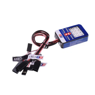 Beleuchtungssystem LED Lenkbremsen Simulation Lichter für 1/10 Tamiya RC Auto - Bild 1 von 4