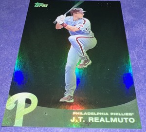 2022 TOPPS X STEVE AOKI WAVE 1 J.T. REALMUTO 02/50 #9 Emerald Foil Gem