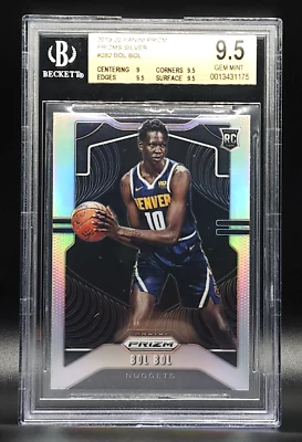 Bol Bol 19-20 Prizm Silver Rookie RC #282 BGS 9,5 Foto 1 de 2