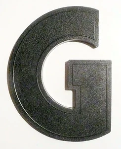 vintage art deco ACTUAL THEATRE'S 3-D MARQUEE10" lite pebbled letter:   G - Picture 1 of 2