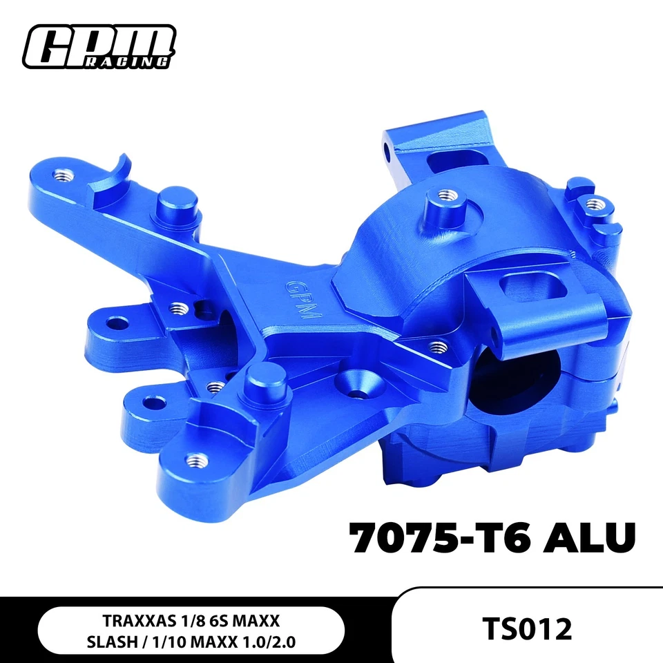 GPM 7075 Alloy Front Bulkhead For TRAXXAS 1/8 Maxx Slash 1/10 Maxx 1.0 / 2.0 - Image 1 of 4