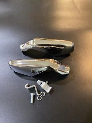 1961 61 Chevy Impala Chrom Rear Bumper Guard Pair - Image 1 of 4