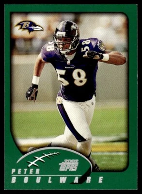2002 Topps Peter Boulware Baltimore Ravens #284 - Image 1 of 2