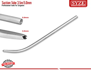 Tubo de succión dental 3,0/5,0 mm aspirador otorrinolaringólogo instrumentos higienista de diagnóstico Reino Unido - Imagen 1 de 3