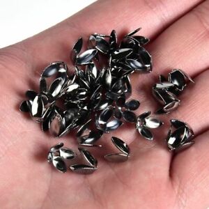 100pcs/lot Flower Leaves Bead Caps 6mm Loose Spacer Beads Jewelry Making Accesso