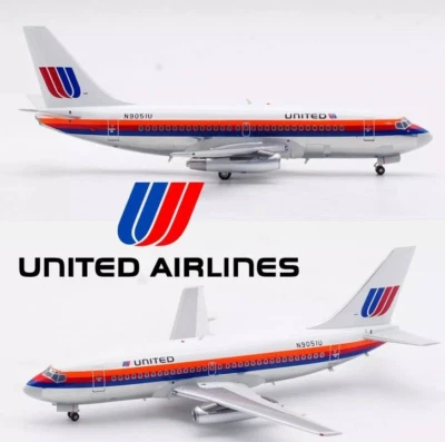 InFlight 1/200 IF732US1224P Boeing 737-200 United AirLines N9051U - Immagine 1 di 4