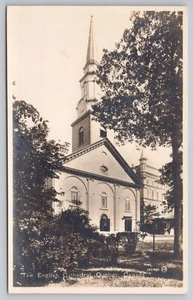 RPPC Ciudad de Quebec Canadá Catedral Inglesa de la Santísima Trinidad Postal Sin Publicar - Imagen 1 de 3