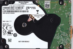 WD20SMZM-59H3FS1 s/n: WX41A1 JAN /2019 Thailand 2TB 2.5" USB-C Western Digital - Picture 1 of 5