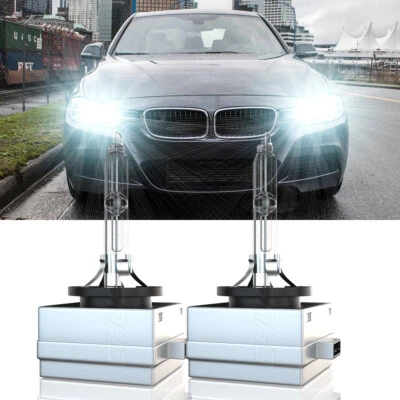 6000K Xenon Front HID Headlight Bulbs for BMW 335i 2007-2015 High & Low Qty 2 - Image 1 of 4