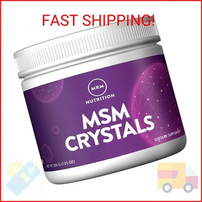 MRM Nutrition MSM Crystals | Mezcla de bebidas de metil-sulfonil-metano | Salud articular |  Foto 1 de 2