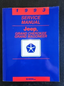 1993 Jeep Grand Cherokee Grand Wagoneer Service Manual - Picture 1 of 1