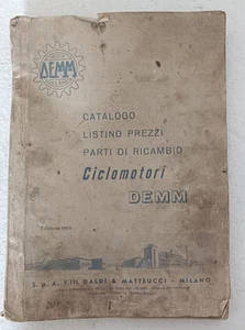 DEMM moto Milano CATALOGO parti di ricambio ciclomotori listino prezzi originale - Foto 1 di 6