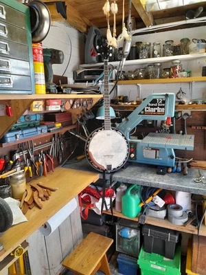 Banjo  Part  Mahogany and Maple  Armrests. Hand made in my small work shop. - Image 1 of 4