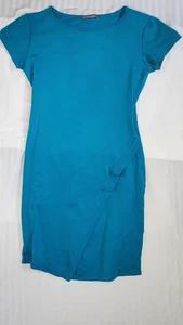 Loveappella Body Con Maxi Dress M Blue Dress - Picture 1 of 10