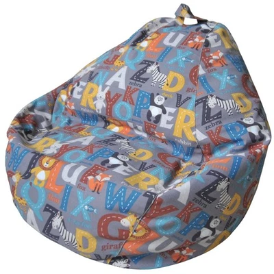 YuppieLife Kids Animal Storage Bean Bag Cover（No Filling Extra Large stuf - Image 1 of 4