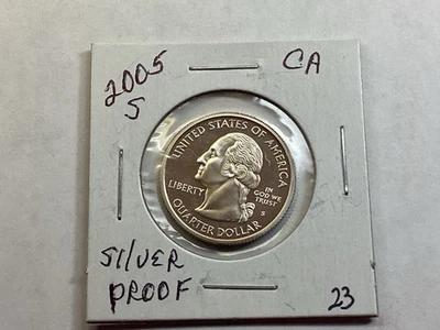 2005 S Washington 90% Silver Proof Quarter from San Francisco Mint 082525 79tk - Image 1 of 4