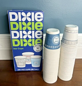 Dixie 3 oz tazze da bagno Throwback Pack anni '50 Melody Designs 147/200 (scatola aperta) - Foto 1 di 5