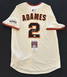 Willy Adames Signed Authentic SF Giants Jersey Autographed Auto ~ JSA COA - Picture 1 of 4